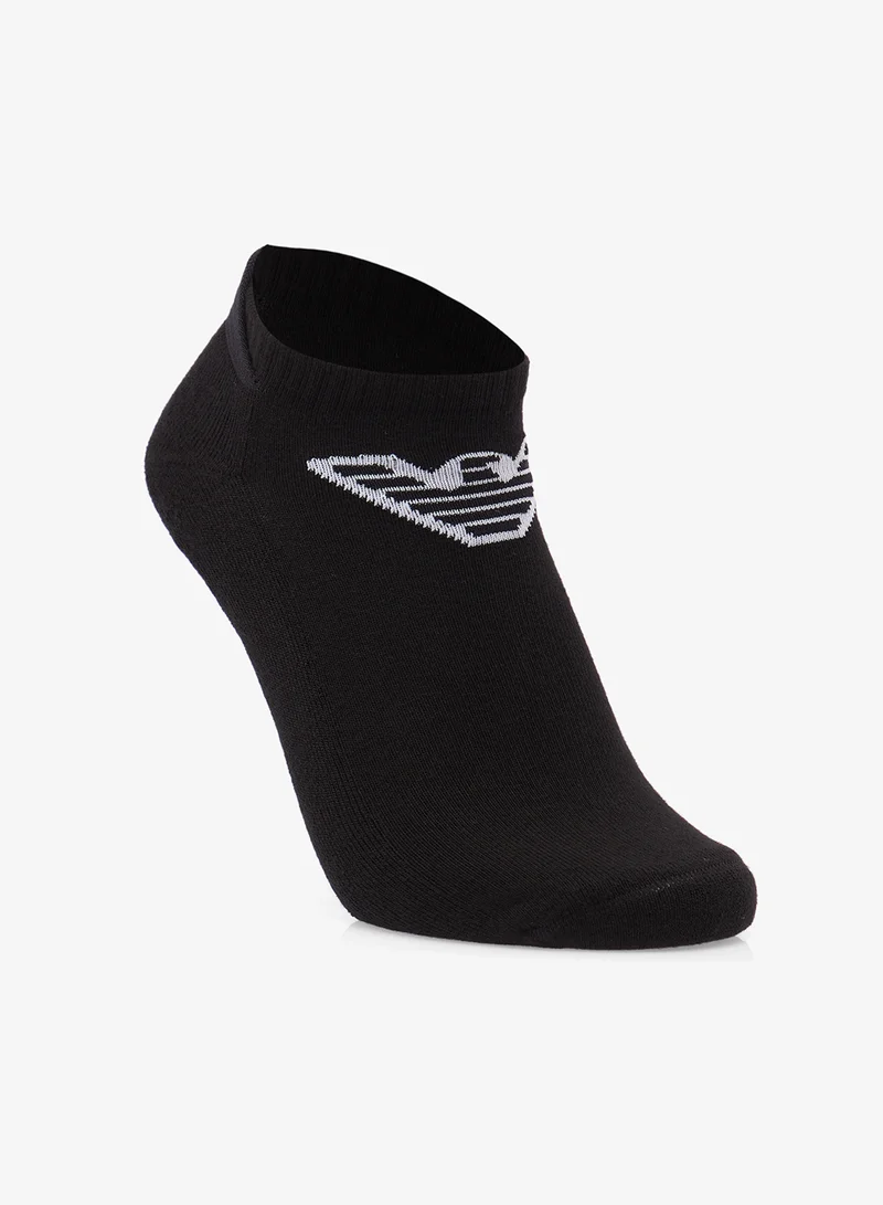 EMPORIO ARMANI  2 Pack Of Logo Ankle Socks for Men | Best Price UAE